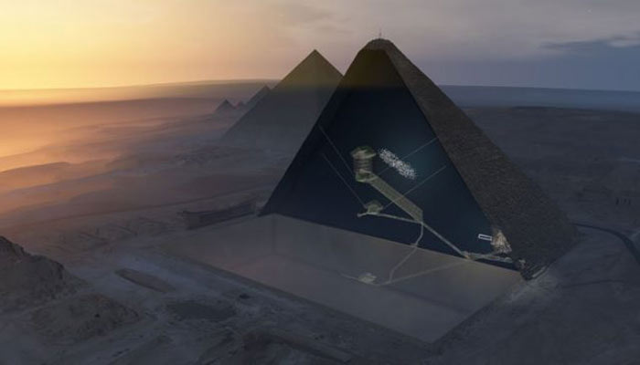 Vacío misterioso dentro de la Gran Pirámide de Guiza ¿Sabremos que hay en su interior?