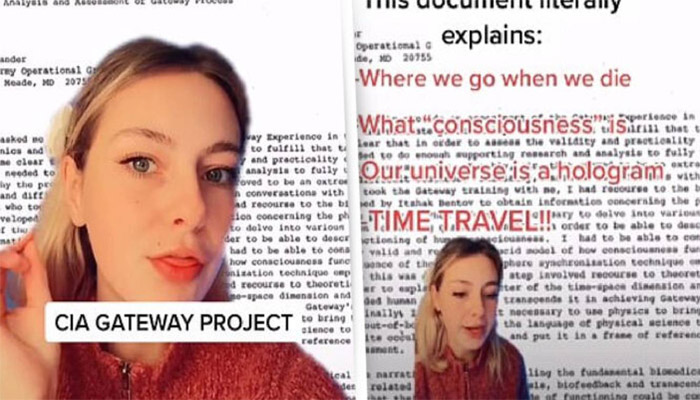 TikTok: Se viraliza documento desclasificado por la CIA que explica como viajar en el tiempo a través de la mente