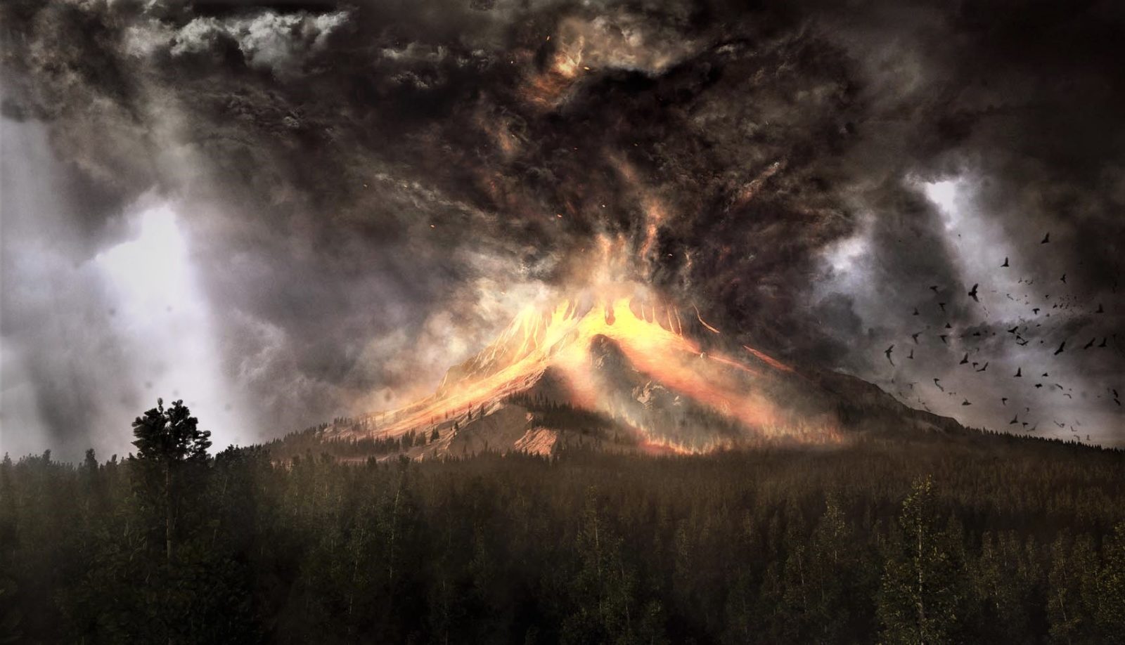 El volcán «la Cumbre» de las Galápagos acaba de entrar en erupción (Video)