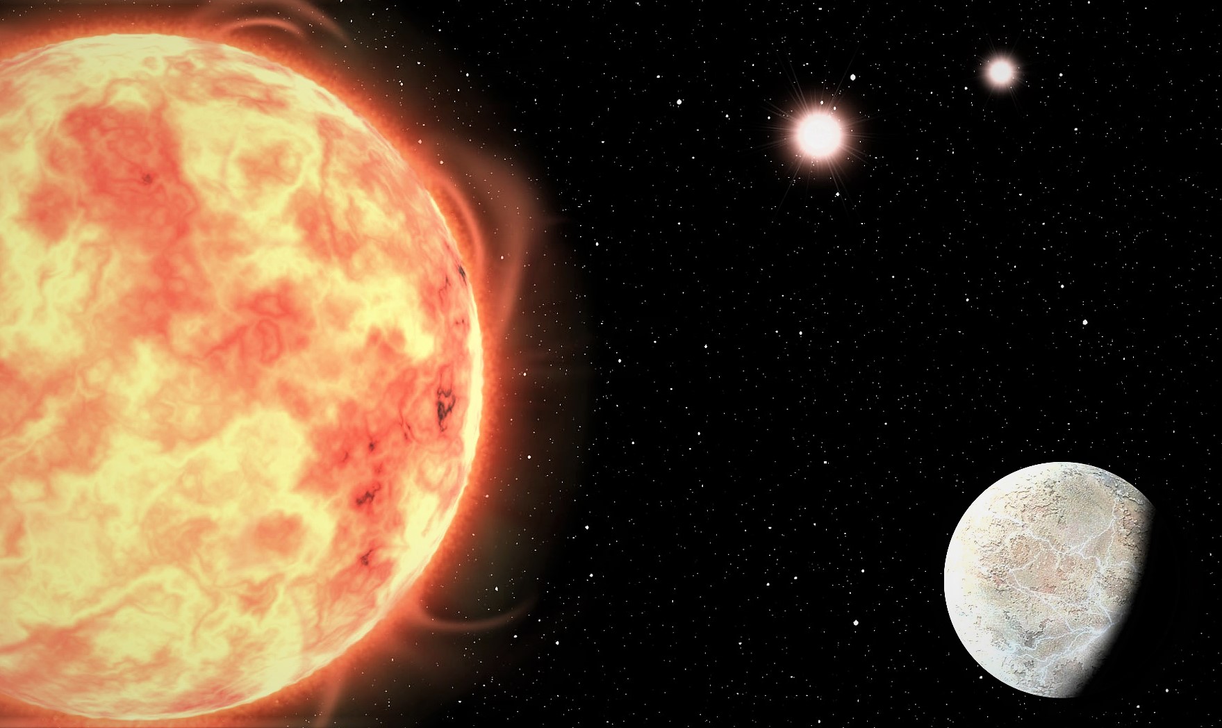 Descubren un nuevo exoplaneta con tres soles que podría ser habitable