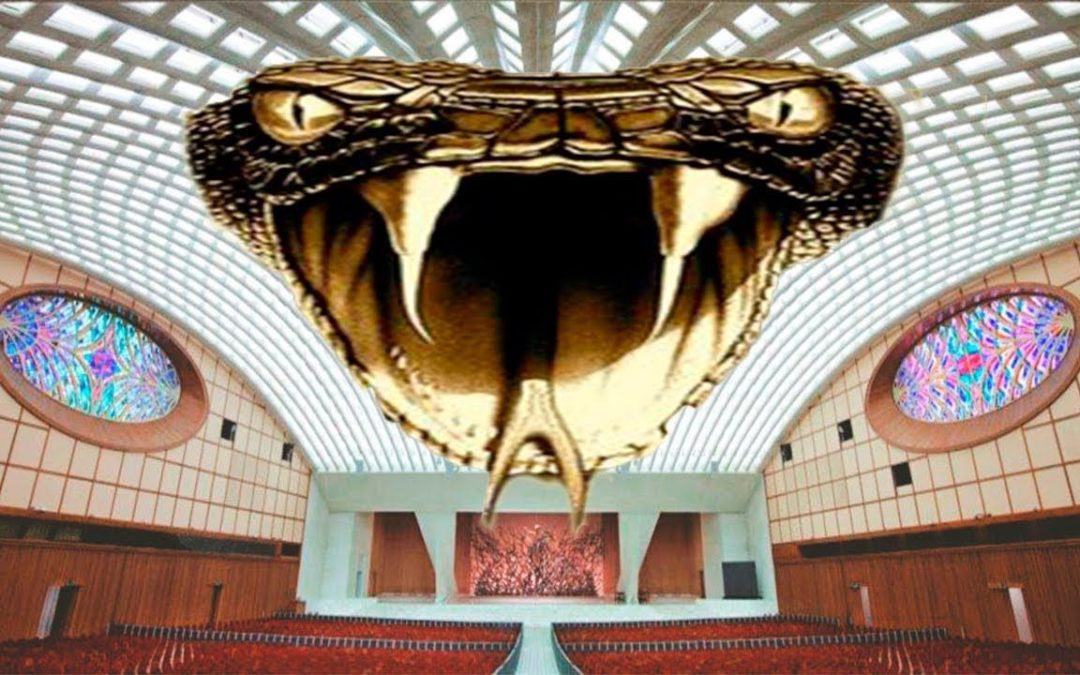 La serpiente del Vaticano: oscuros simbolismos a vista de todos (Video)