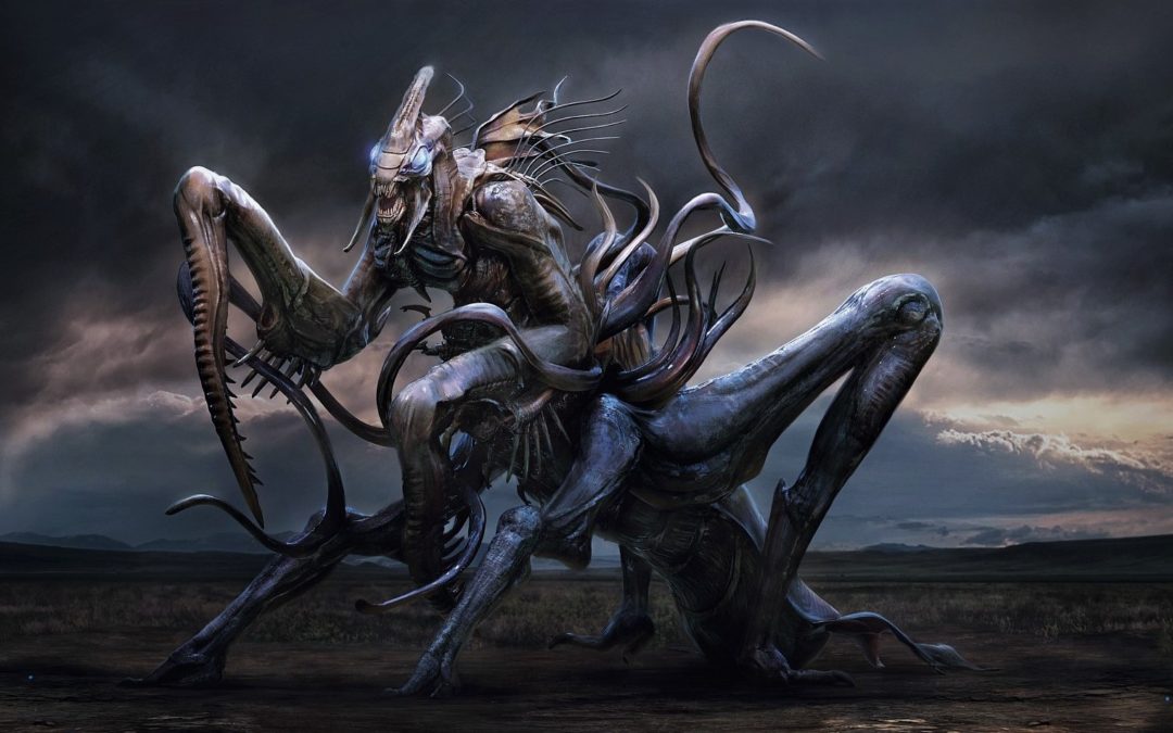 El alucinante «contacto» entre un político inglés y alienígenas tipo mantis