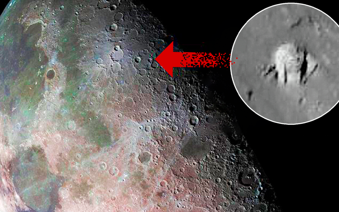 Una misteriosa “estructura” fotografiada en el cráter Aristarchus de la luna