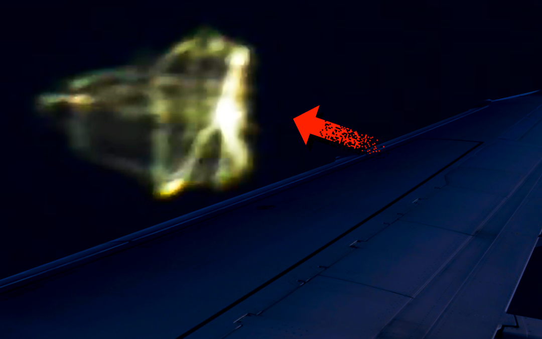 Pasajero de avión graba una «criatura extraterrestre» que cambia de forma
